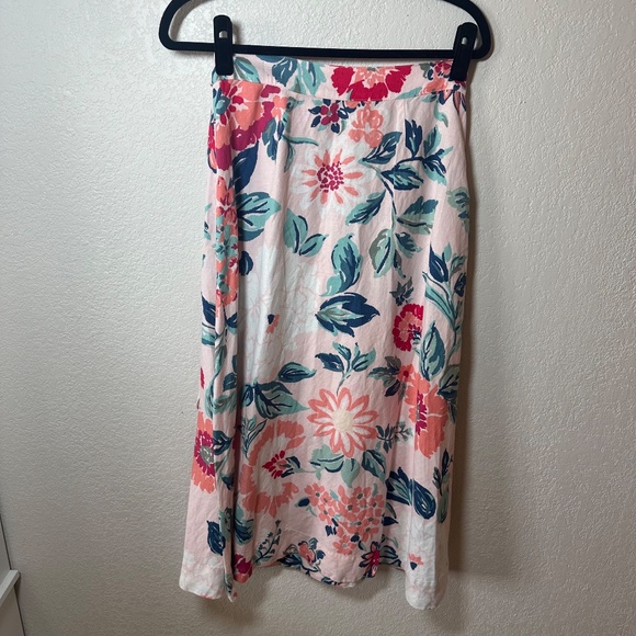 LOFT Floral Midi Skirt – Size‎ 2 (NWT - Picture 4 of 4
